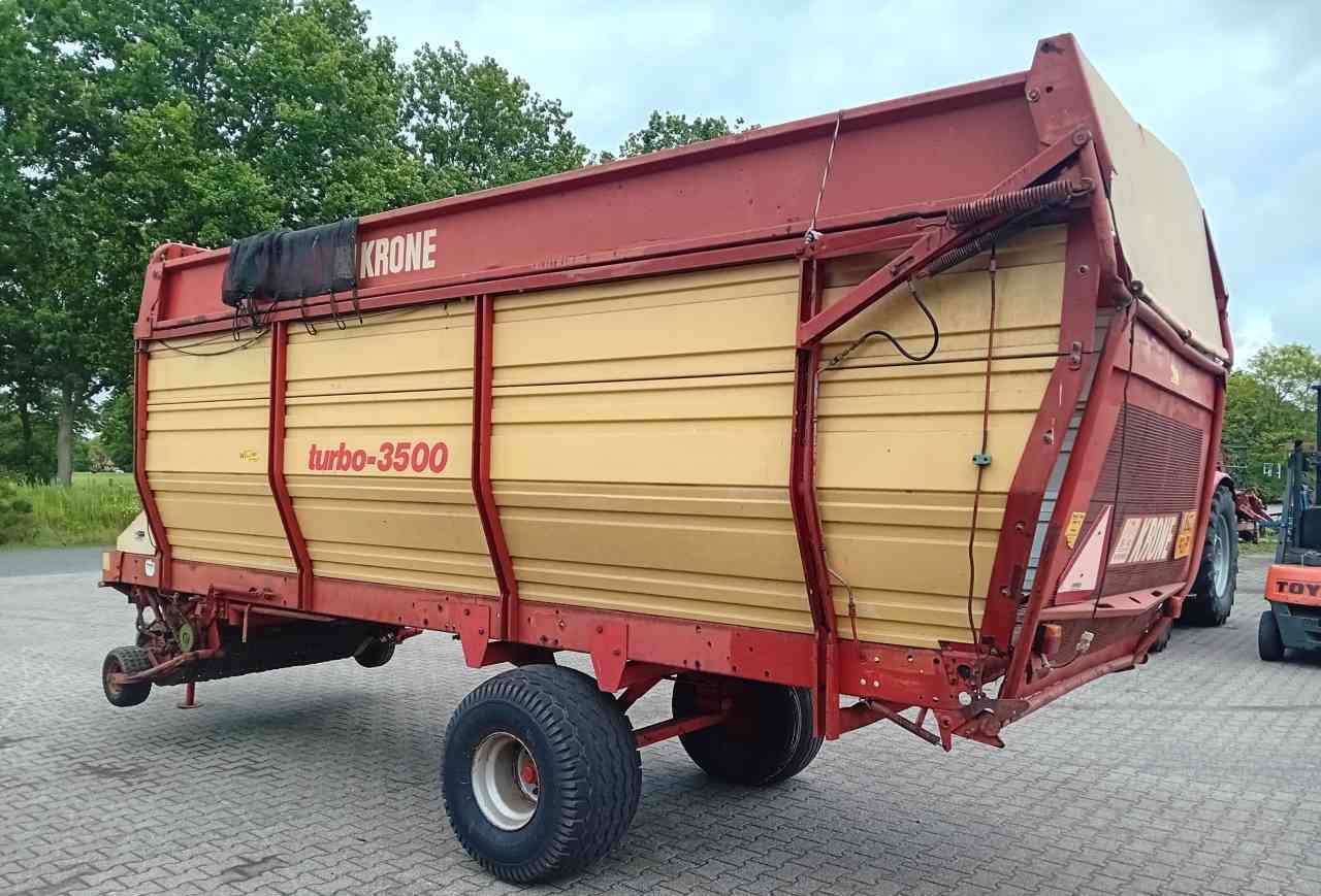 Krone Turbo 3500 enkelas - Vagon vetëngarkues: foto 3 Krone Turbo 3500 enkelas - Vagon vetëngarkues: foto 3