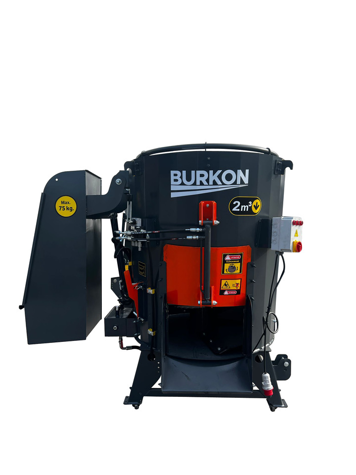 Burkon 2m3 Sabit Elektrikli Ve Kepçeli (380V) Dikey Yem Karma Makinesi - Vagon për përzierjen e foragjereve: foto 1 Burkon 2m3 Sabit Elektrikli Ve Kepçeli (380V) Dikey Yem Karma Makinesi - Vagon për përzierjen e foragjereve: foto 1
