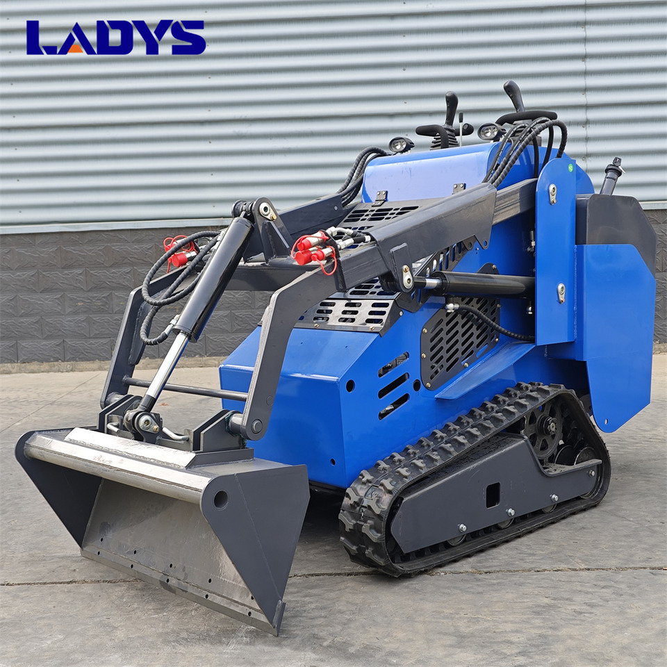 LADYS Free Shipping Mini Skid Steer Loader Compact Track Electric/Diesel Chinese Mini Skid Steer Loader For Sale With Mini Skid Steer Attachments 4 In 1 Bucket - Mini fadrom: foto 1 LADYS Free Shipping Mini Skid Steer Loader Compact Track Electric/Diesel Chinese Mini Skid Steer Loader For Sale With Mini Skid Steer Attachments 4 In 1 Bucket - Mini fadrom: foto 1