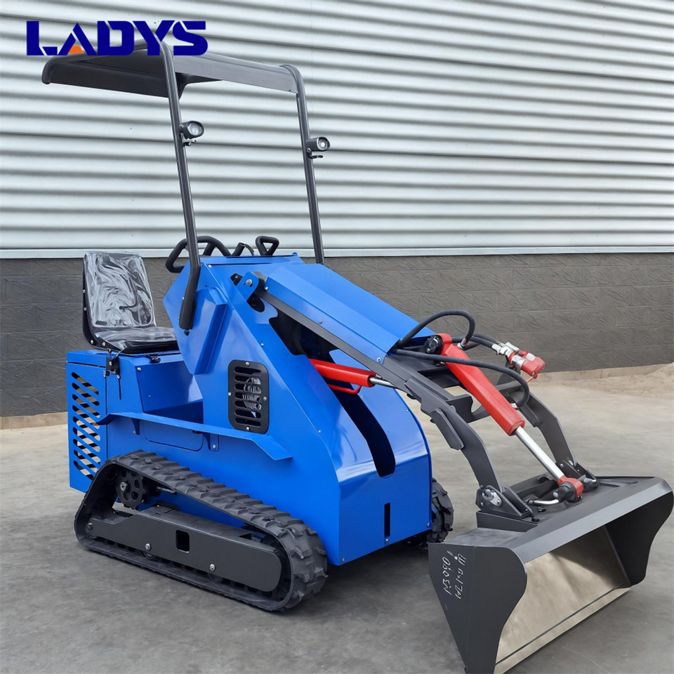 LADYS Free Shipping Mini Skid Steer Loader Compact Track Electric/Diesel Chinese Mini Skid Steer Loader For Sale With Mini Skid Steer Attachments 4 In 1 Bucket - Mini fadrom: foto 5 LADYS Free Shipping Mini Skid Steer Loader Compact Track Electric/Diesel Chinese Mini Skid Steer Loader For Sale With Mini Skid Steer Attachments 4 In 1 Bucket - Mini fadrom: foto 5