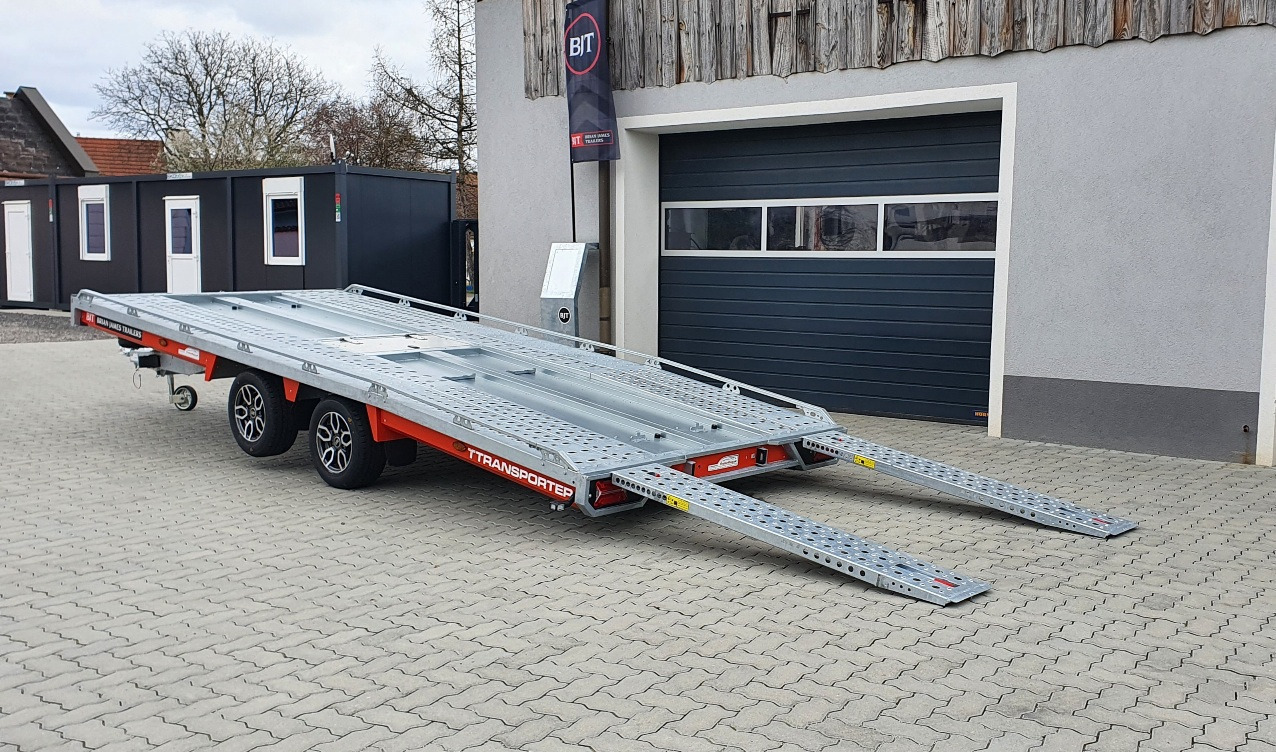 BRIAN JAMES TRAILERS T-Transporter 231-5021-35-2-12 - Rimorkio autotransportuese: foto 1 BRIAN JAMES TRAILERS T-Transporter 231-5021-35-2-12 - Rimorkio autotransportuese: foto 1