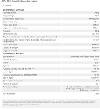 Wacker Neuson DPU4045 - Pllakë vibratori: foto 5 Wacker Neuson DPU4045 - Pllakë vibratori: foto 5