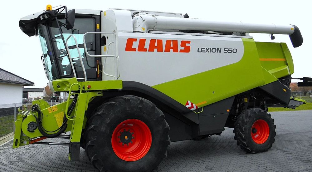 Claas Lexion 550 heder 7,5 Vario, Najbogatsza Wersja, Nie Malowany, Stan Bardzo Dobry - Autokombajnë: foto 5 Claas Lexion 550 heder 7,5 Vario, Najbogatsza Wersja, Nie Malowany, Stan Bardzo Dobry - Autokombajnë: foto 5