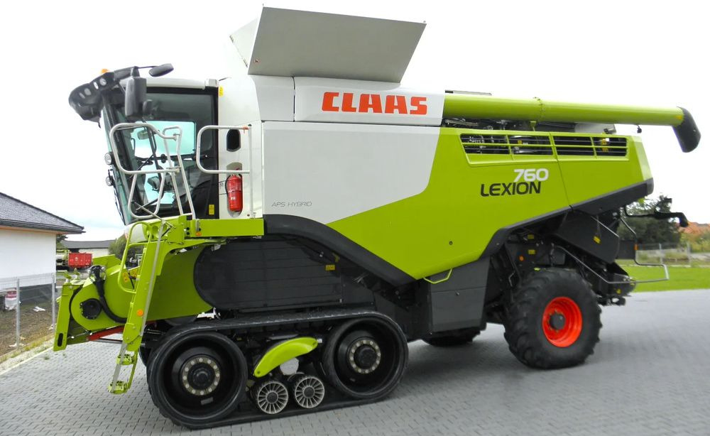 Claas Lexion 760 Terra Trac 2015 Rok, 1900 motgodzin, Heder V 930 2019 Rok, Najbogatsza Wersja, Nie Malowany, Stan Idealny - Autokombajnë: foto 4 Claas Lexion 760 Terra Trac 2015 Rok, 1900 motgodzin, Heder V 930 2019 Rok, Najbogatsza Wersja, Nie Malowany, Stan Idealny - Autokombajnë: foto 4