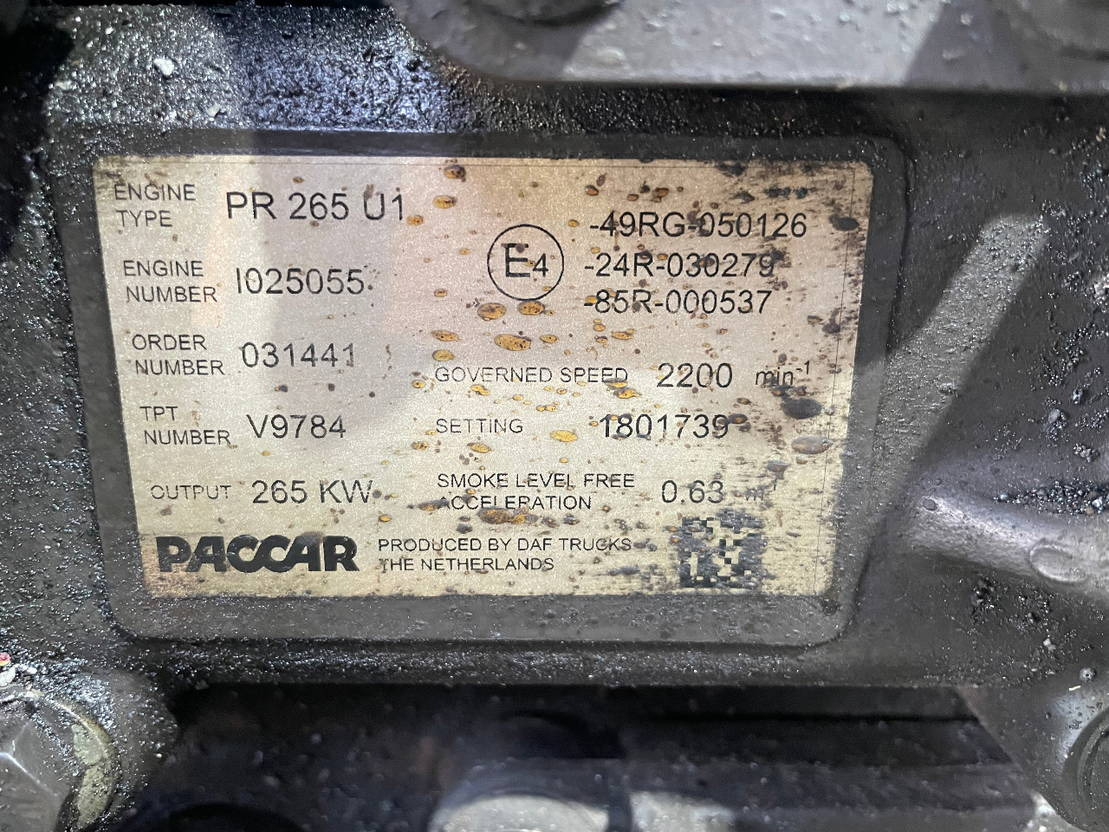 DAF Paccar Motor DAF Solaris PR 265 U1 Urbino 15 Van Hool Temsa 265U1 - Motori për Autobus: foto 2 DAF Paccar Motor DAF Solaris PR 265 U1 Urbino 15 Van Hool Temsa 265U1 - Motori për Autobus: foto 2