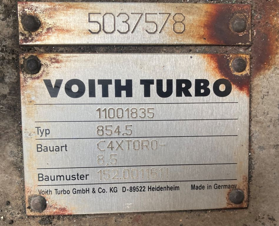 Voith Voith 854.5 C4XT0R0 -8.5E Solaris Van Hool Getriebe 152.0011611 - Kutia e marsheve dhe pjesë këmbimi për Autobus: foto 2 Voith Voith 854.5 C4XT0R0 -8.5E Solaris Van Hool Getriebe 152.0011611 - Kutia e marsheve dhe pjesë këmbimi për Autobus: foto 2