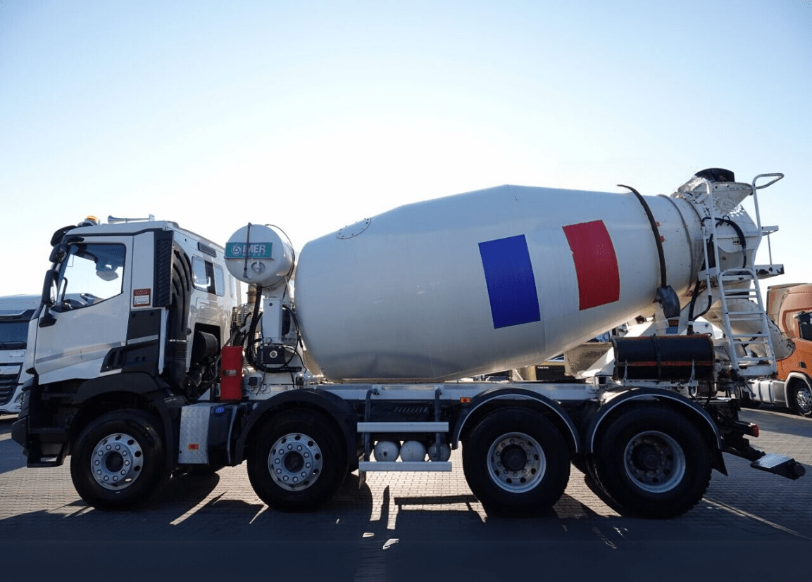 Renault C 430 8×4 Beton Mixer 9m3, TOP !!! - Autobetoniere: foto 4 Renault C 430 8×4 Beton Mixer 9m3, TOP !!! - Autobetoniere: foto 4