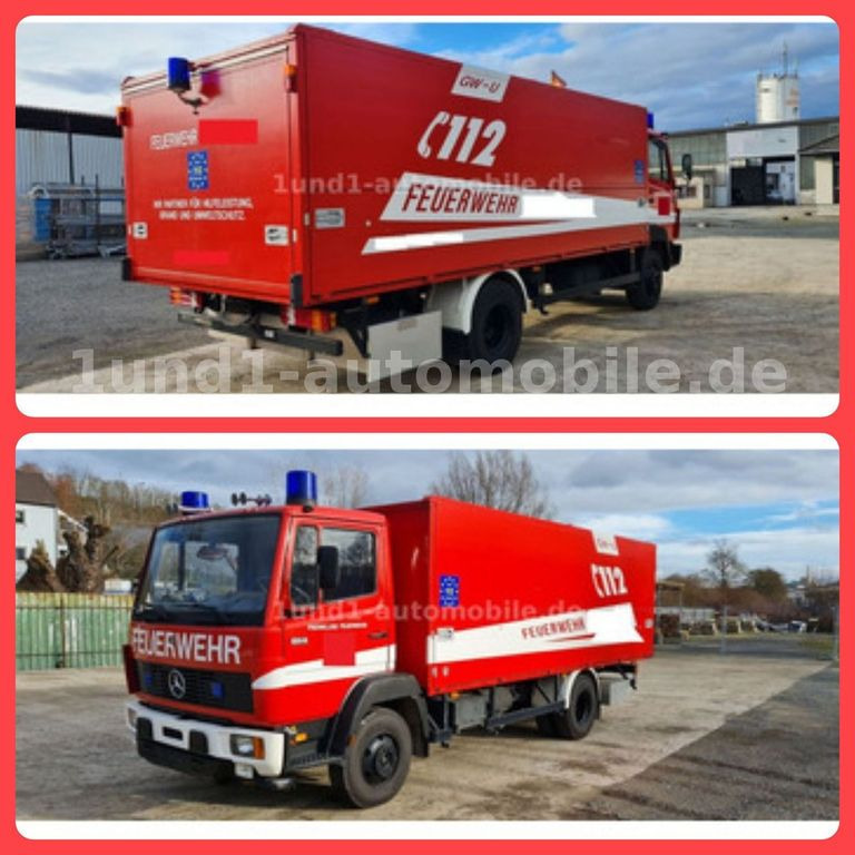 Mercedes-Benz 814 Feuerwehr GWG Edelstahl nur orig. 16.200km 814 Feuerwehr GWG Edelstahl nur orig. 16.200km - Zjarrfikëse: foto 1 Mercedes-Benz 814 Feuerwehr GWG Edelstahl nur orig. 16.200km 814 Feuerwehr GWG Edelstahl nur orig. 16.200km - Zjarrfikëse: foto 1