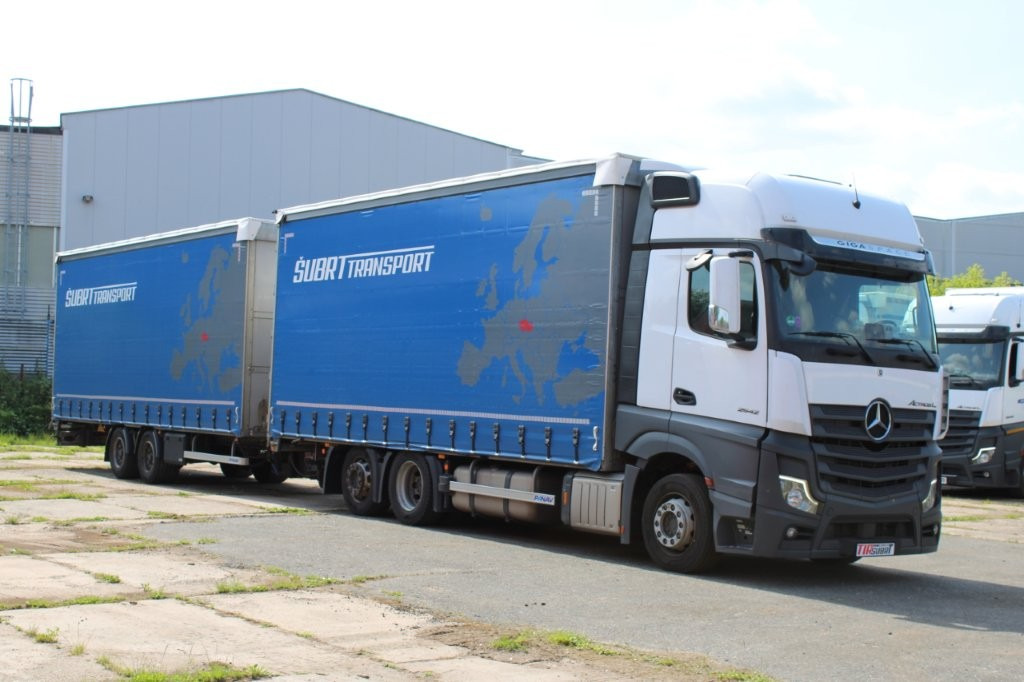 Mercedes-Benz Actros 2542 NAVIGACE + PANAV TVK 18 M (8,20m x 2,4 - Kamion me tendë, Rimorkio me tendë: foto 2 Mercedes-Benz Actros 2542 NAVIGACE + PANAV TVK 18 M (8,20m x 2,4 - Kamion me tendë, Rimorkio me tendë: foto 2