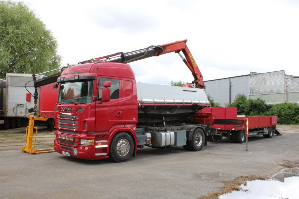 SCANIA R480 PALFINGER PK16000, EURO 5, CRANE FORKS - Kamion vetëshkarkues, Kamion me vinç: foto 4 SCANIA R480 PALFINGER PK16000, EURO 5, CRANE FORKS - Kamion vetëshkarkues, Kamion me vinç: foto 4
