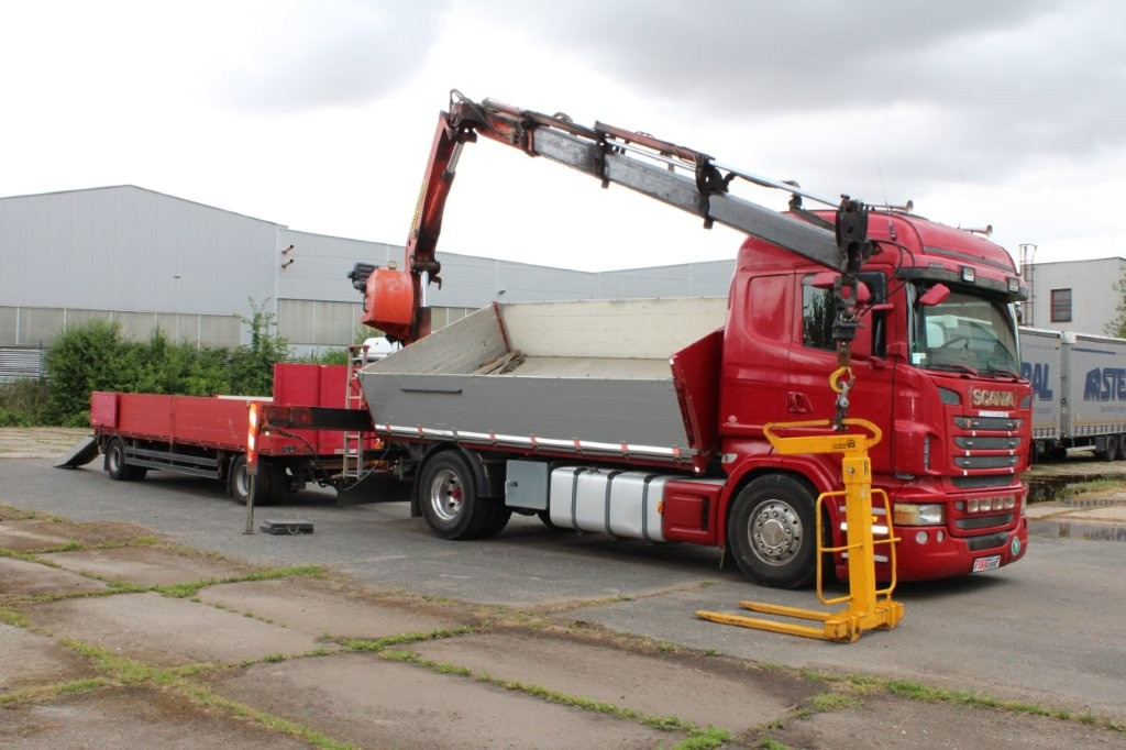 SCANIA R480 PALFINGER PK16000, EURO 5, CRANE FORKS - Kamion vetëshkarkues, Kamion me vinç: foto 2 SCANIA R480 PALFINGER PK16000, EURO 5, CRANE FORKS - Kamion vetëshkarkues, Kamion me vinç: foto 2