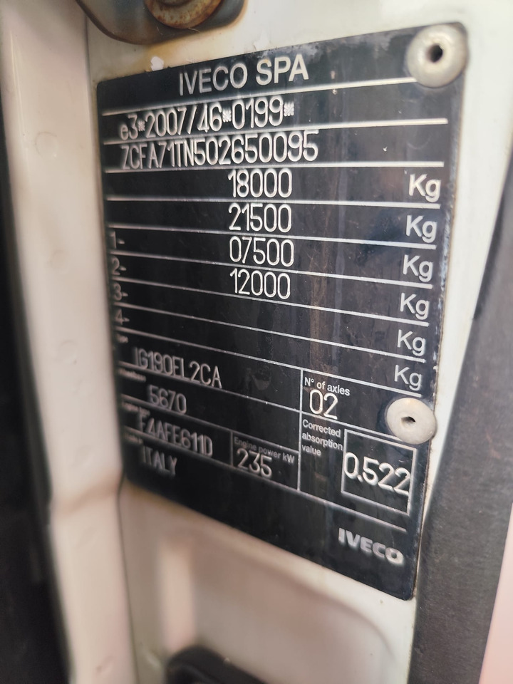 IVECO EUROCARGO 180-320 - Kamion vetëshkarkues, Kamion me vinç: foto 2 IVECO EUROCARGO 180-320 - Kamion vetëshkarkues, Kamion me vinç: foto 2