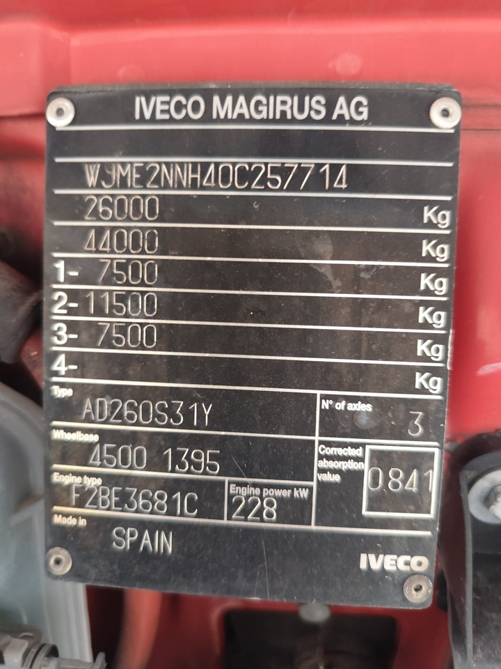 IVECO STRALIS CUBE 260S31 - Kamion me karroceri të hapur: foto 4 IVECO STRALIS CUBE 260S31 - Kamion me karroceri të hapur: foto 4