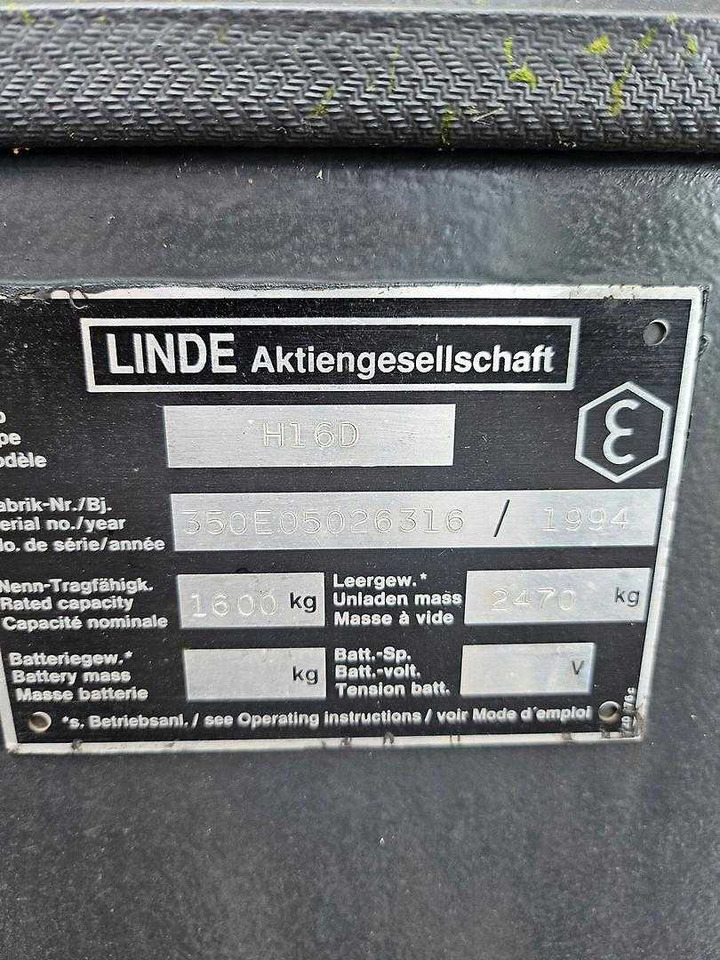 Linde H16 D - Pirun më naftë: foto 4 Linde H16 D - Pirun më naftë: foto 4