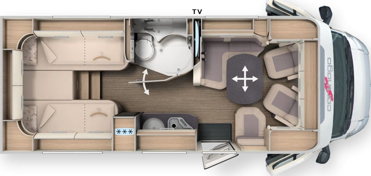 Carthago C1-tourer T 143 KB LE comfort 2025 *MB*LED*2xTV* - Kamper gjysmë i integruar: foto 2 Carthago C1-tourer T 143 KB LE comfort 2025 *MB*LED*2xTV* - Kamper gjysmë i integruar: foto 2