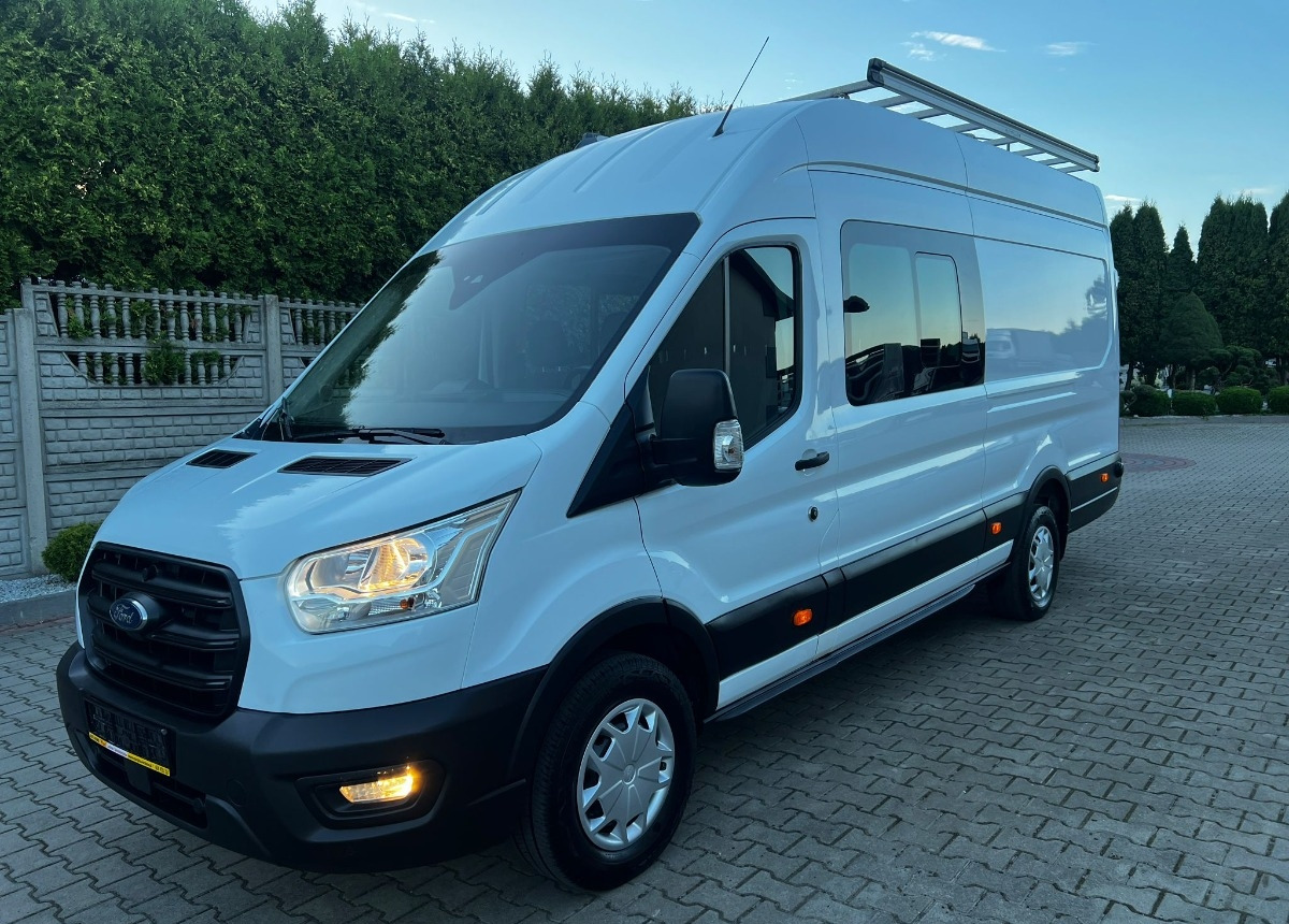 Ford Transit Brygadowy Maxi 6-osobowy 90tys. przebiegu Doka jak nowy - Kamioncine dopio kabinë: foto 3 Ford Transit Brygadowy Maxi 6-osobowy 90tys. przebiegu Doka jak nowy - Kamioncine dopio kabinë: foto 3