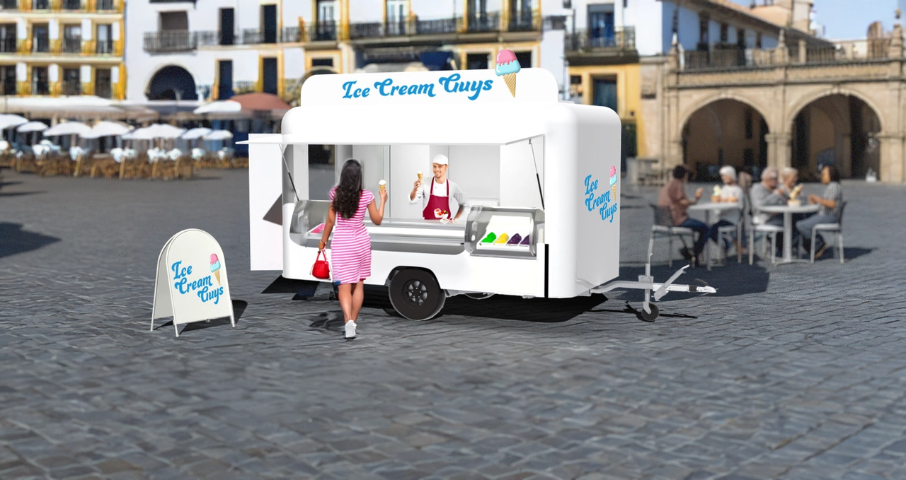 Deli Star Trailer Deli 4000 Ice Cream - EU Standard - Rimorkio shpërndarëse: foto 1 Deli Star Trailer Deli 4000 Ice Cream - EU Standard - Rimorkio shpërndarëse: foto 1