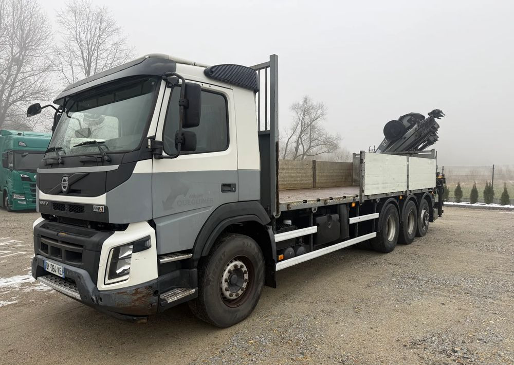 Volvo FM 410 - Kamion me karroceri të hapur, Kamion me vinç: foto 1 Volvo FM 410 - Kamion me karroceri të hapur, Kamion me vinç: foto 1