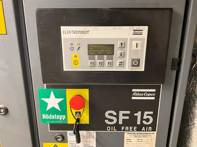 Atlas-Copco SF 15 - Kompresor ajri: foto 4 Atlas-Copco SF 15 - Kompresor ajri: foto 4