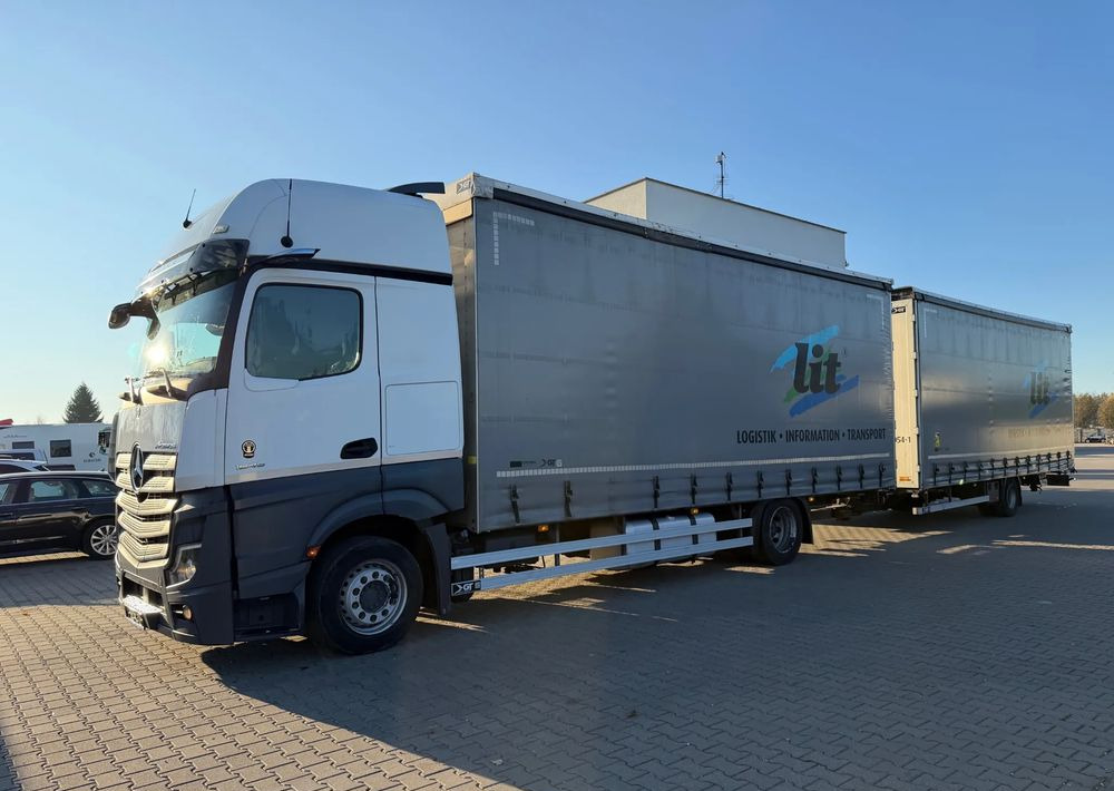 Mercedes-Benz ACTROS 1845 Zestaw przestrzenny przejazdowy120m3 - Kamion me tendë: foto 3 Mercedes-Benz ACTROS 1845 Zestaw przestrzenny przejazdowy120m3 - Kamion me tendë: foto 3
