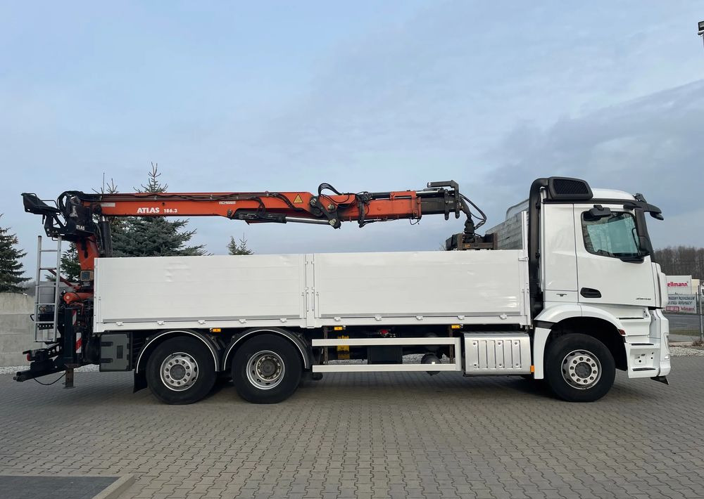 Mercedes-Benz Arocs 2545, HDS ATLAS 186.3 - PILOT - Kamion me karroceri të hapur, Kamion me vinç: foto 4 Mercedes-Benz Arocs 2545, HDS ATLAS 186.3 - PILOT - Kamion me karroceri të hapur, Kamion me vinç: foto 4