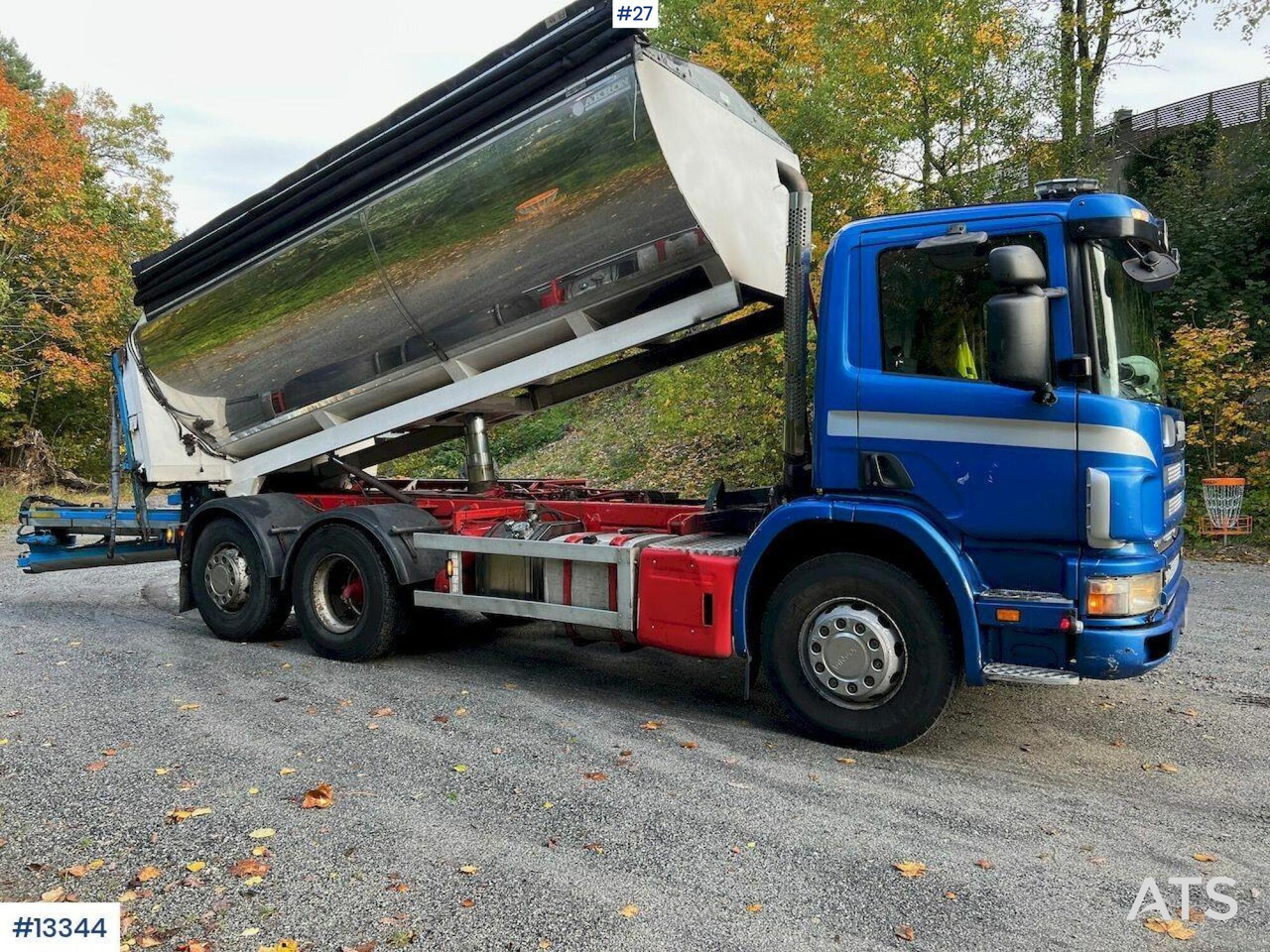 2002 Scania P94G asphalt sprider WATCH VIDEO - Autobitumatrice: foto 1 2002 Scania P94G asphalt sprider WATCH VIDEO - Autobitumatrice: foto 1