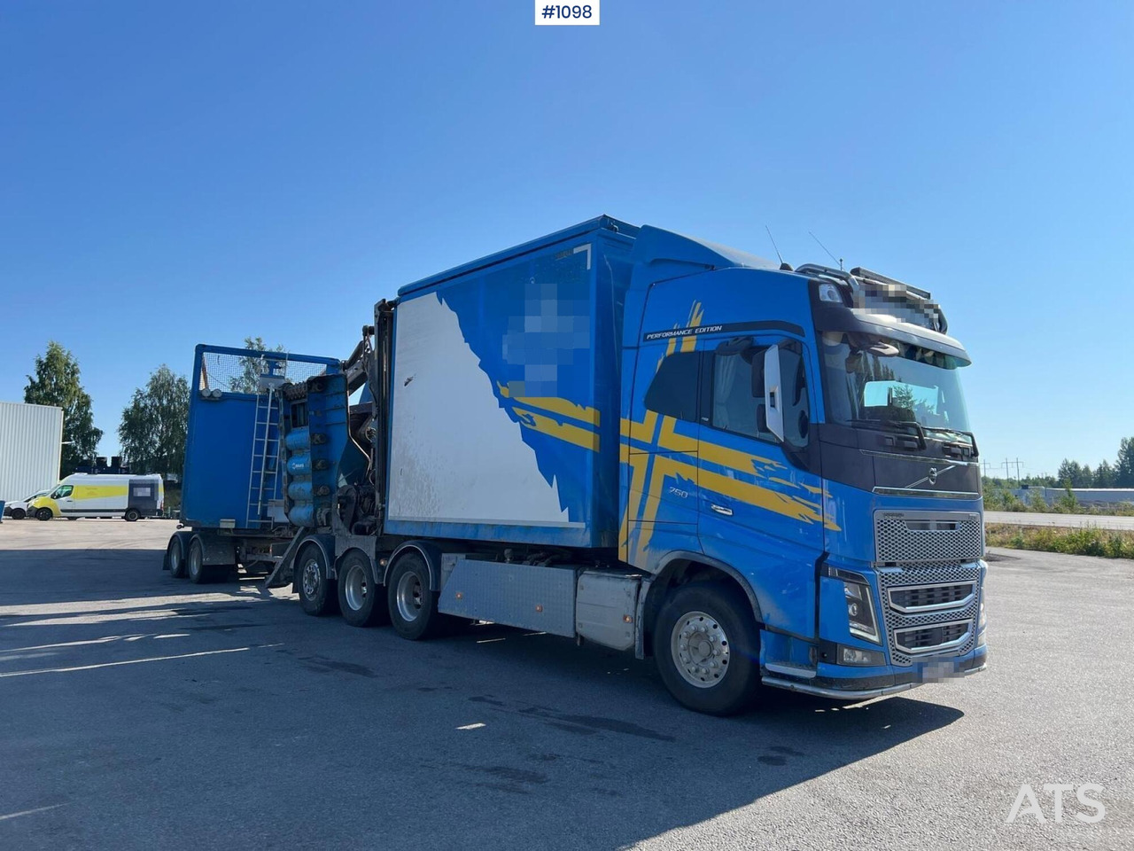 Volvo FH16 8*4 Flishugg - Copëtuese druri: foto 2 Volvo FH16 8*4 Flishugg - Copëtuese druri: foto 2