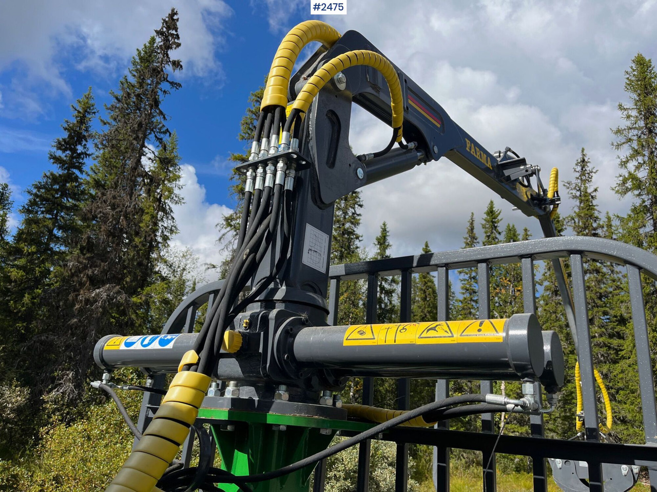 Farma Forestry Trailer T7 - CT4.6-7D, 7 tons – frame steering - Pajisje pylltarie: foto 2 Farma Forestry Trailer T7 - CT4.6-7D, 7 tons – frame steering - Pajisje pylltarie: foto 2