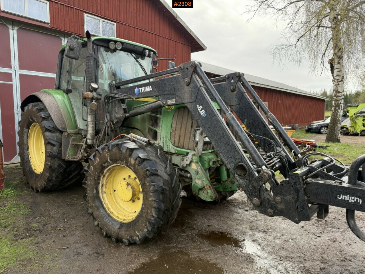 Tractor John Deere 6930 Premium with front loader (see video) - Traktor: foto 1 Tractor John Deere 6930 Premium with front loader (see video) - Traktor: foto 1