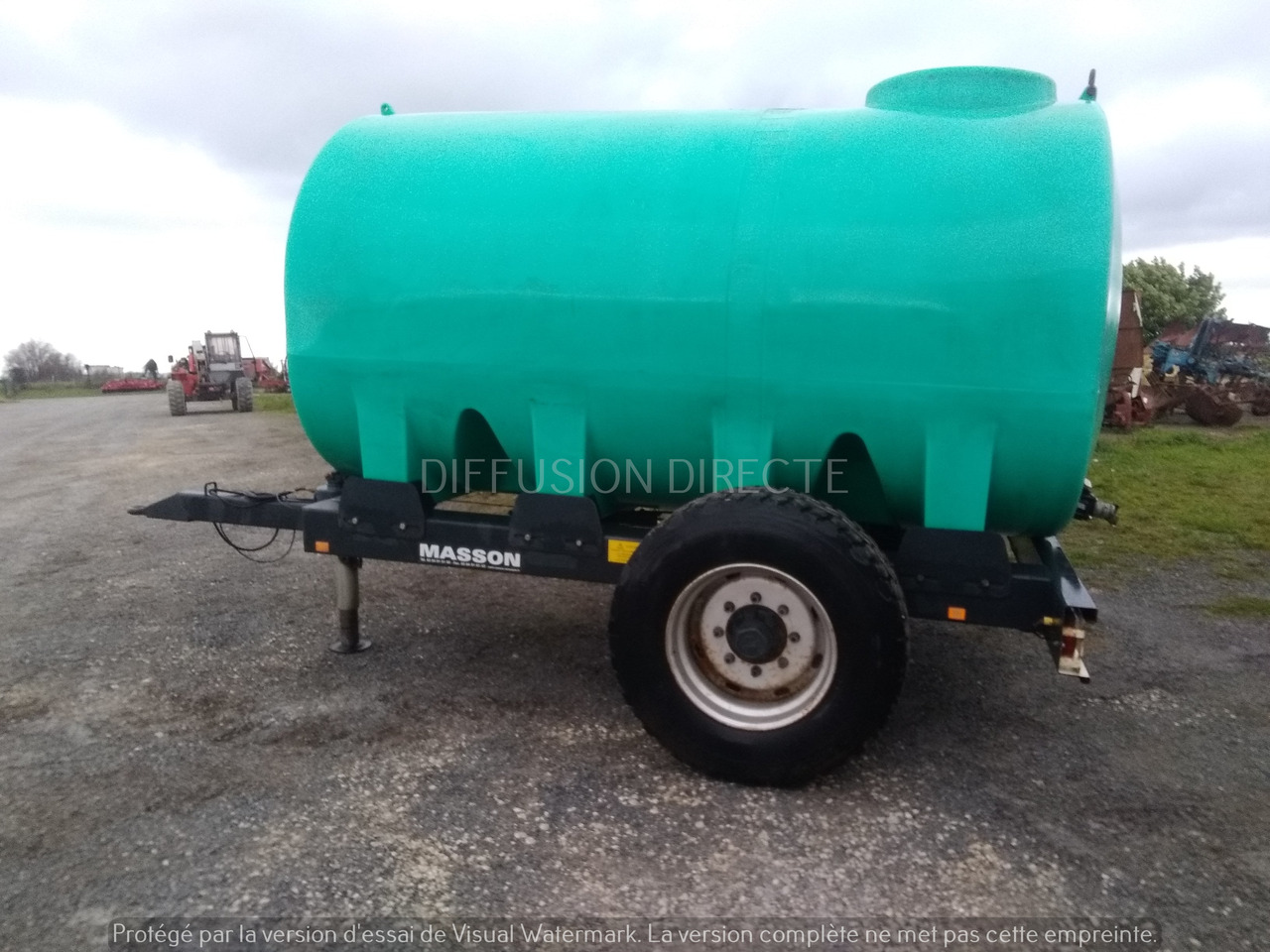 MASSON CITERNE AZOTE ET EAU MSP 80 - Rimorkio me bot: foto 2 MASSON CITERNE AZOTE ET EAU MSP 80 - Rimorkio me bot: foto 2