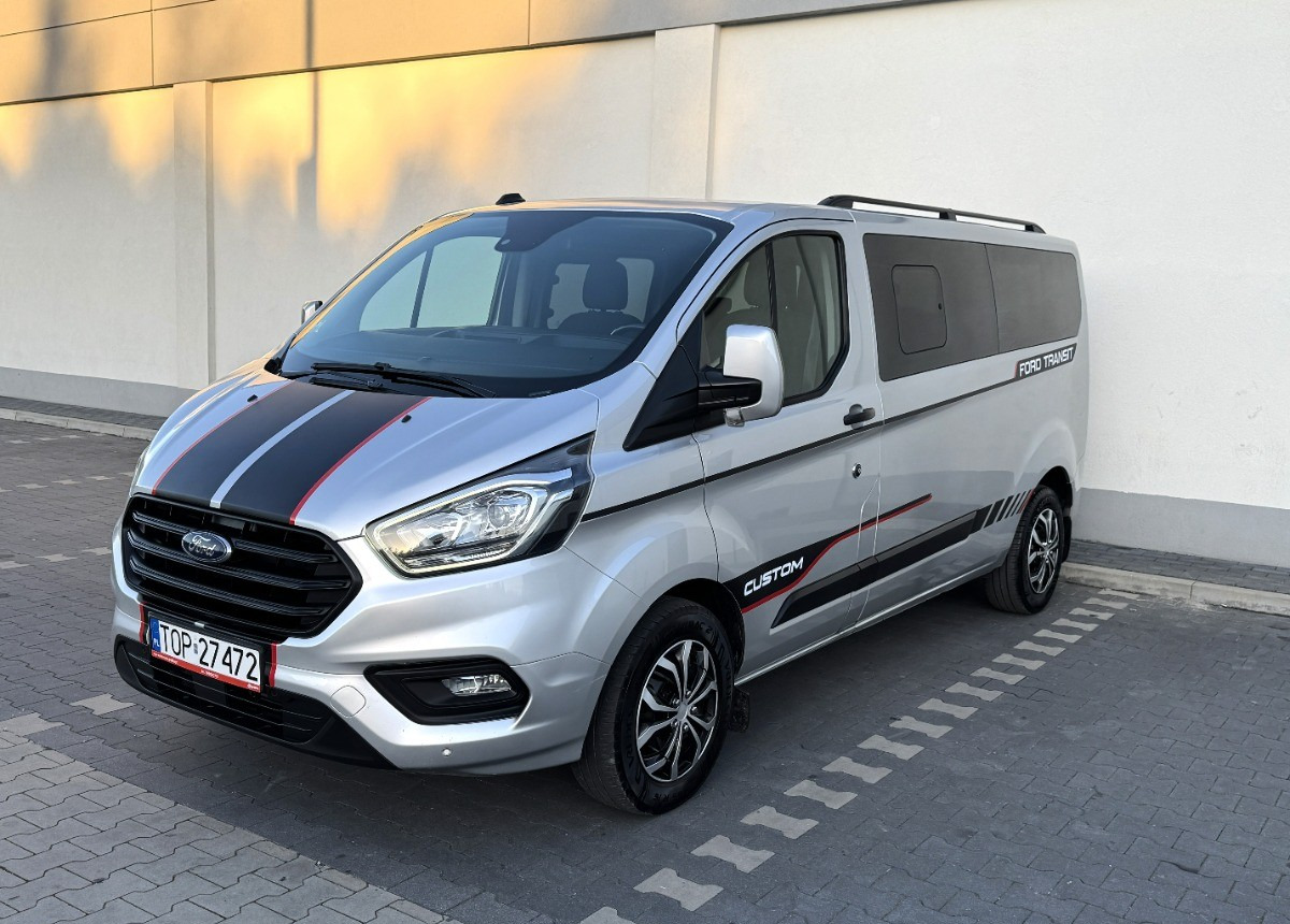Ford Transit Custom 2.0 170KM Rok 2021 8 osobowy FV23 Salon PL Zadbany Super STAN - Kamioncine dopio kabinë: foto 1 Ford Transit Custom 2.0 170KM Rok 2021 8 osobowy FV23 Salon PL Zadbany Super STAN - Kamioncine dopio kabinë: foto 1