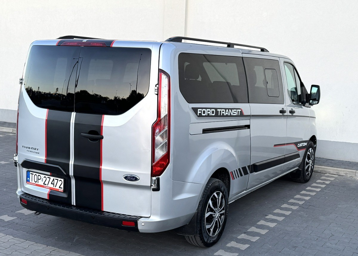 Ford Transit Custom 2.0 170KM Rok 2021 8 osobowy FV23 Salon PL Zadbany Super STAN - Kamioncine dopio kabinë: foto 3 Ford Transit Custom 2.0 170KM Rok 2021 8 osobowy FV23 Salon PL Zadbany Super STAN - Kamioncine dopio kabinë: foto 3