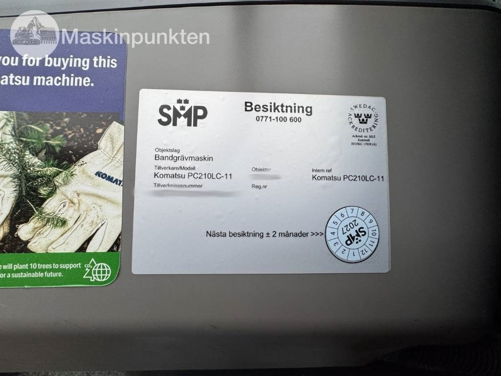 Ekskavator me zinxhirë Komatsu PC 210 LC-11E0: foto 48