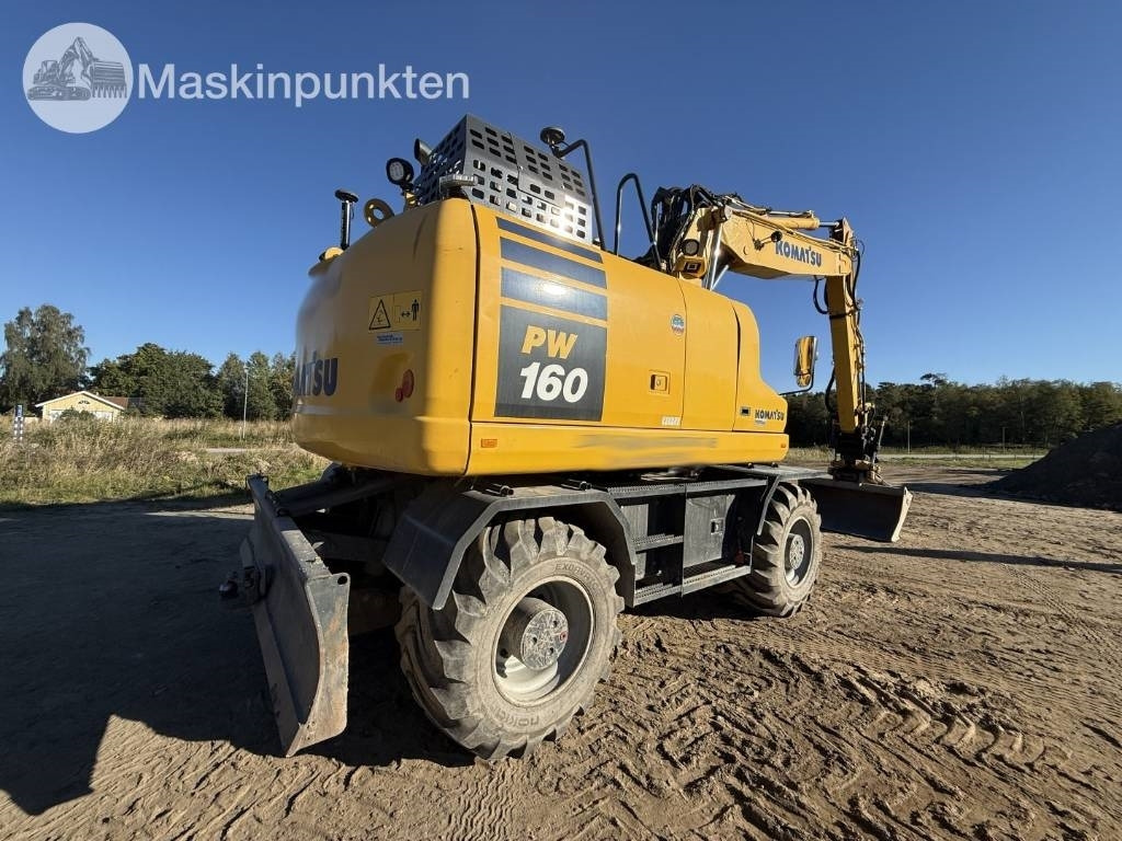 Komatsu PW 160 - Ekskavator me goma: foto 5 Komatsu PW 160 - Ekskavator me goma: foto 5