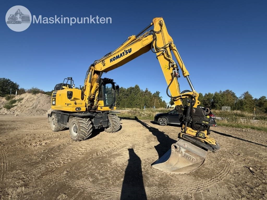 Komatsu PW 160 - Ekskavator me goma: foto 3 Komatsu PW 160 - Ekskavator me goma: foto 3