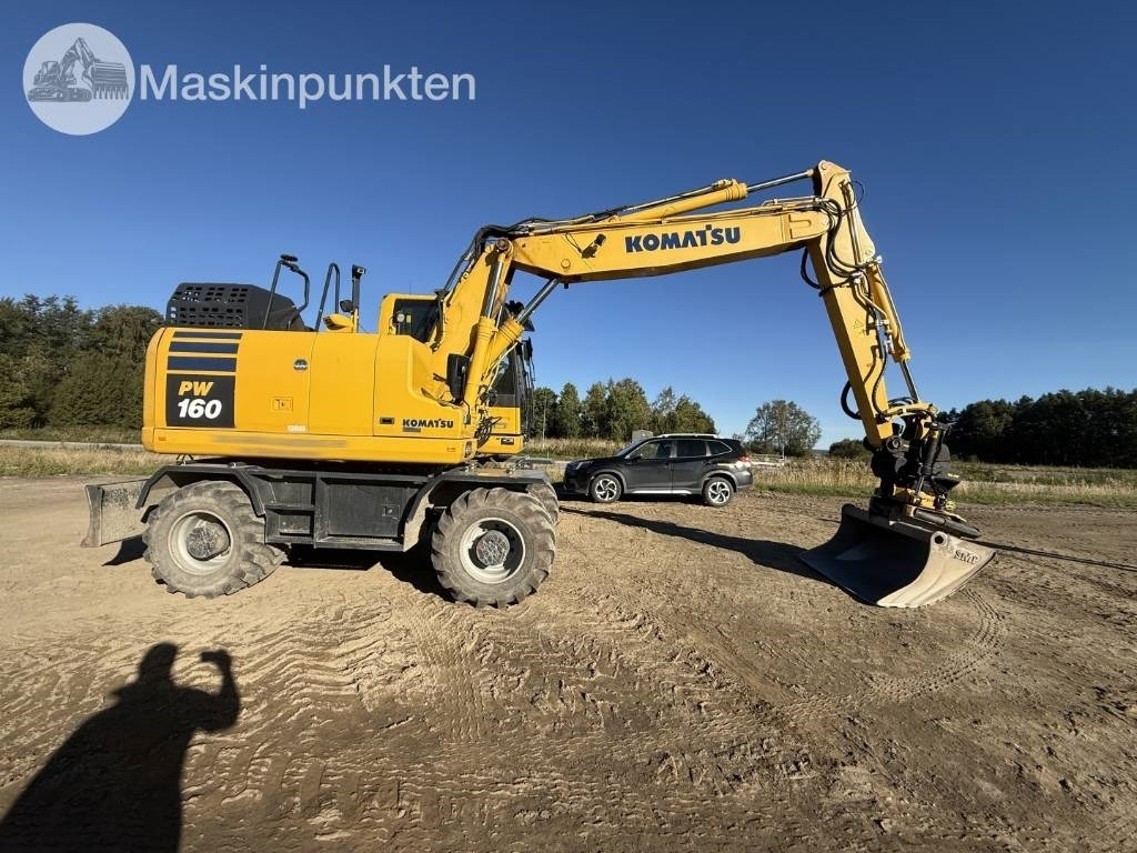 Komatsu PW 160 - Ekskavator me goma: foto 4 Komatsu PW 160 - Ekskavator me goma: foto 4