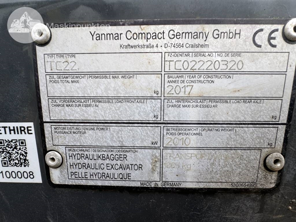 Lizingu i Yanmar TC 22  Yanmar TC 22: foto 8