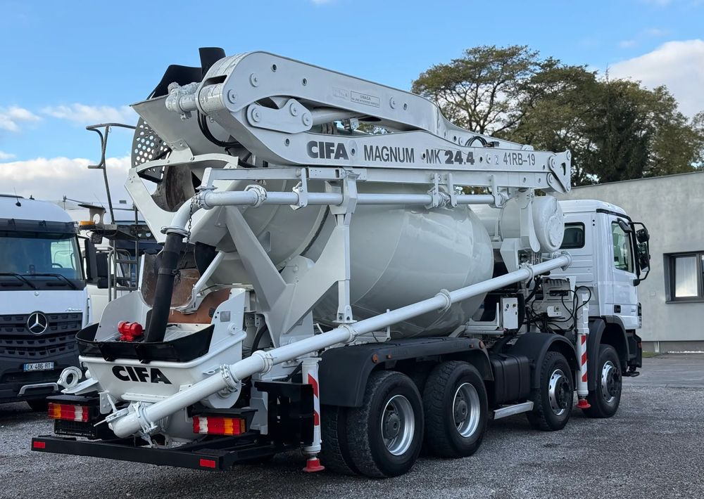 Lizingu i  Mercedes-Benz ACTROS 3241 8X4 CIFA24 7m3 Mercedes-Benz ACTROS 3241 8X4 CIFA24 7m3: foto 8