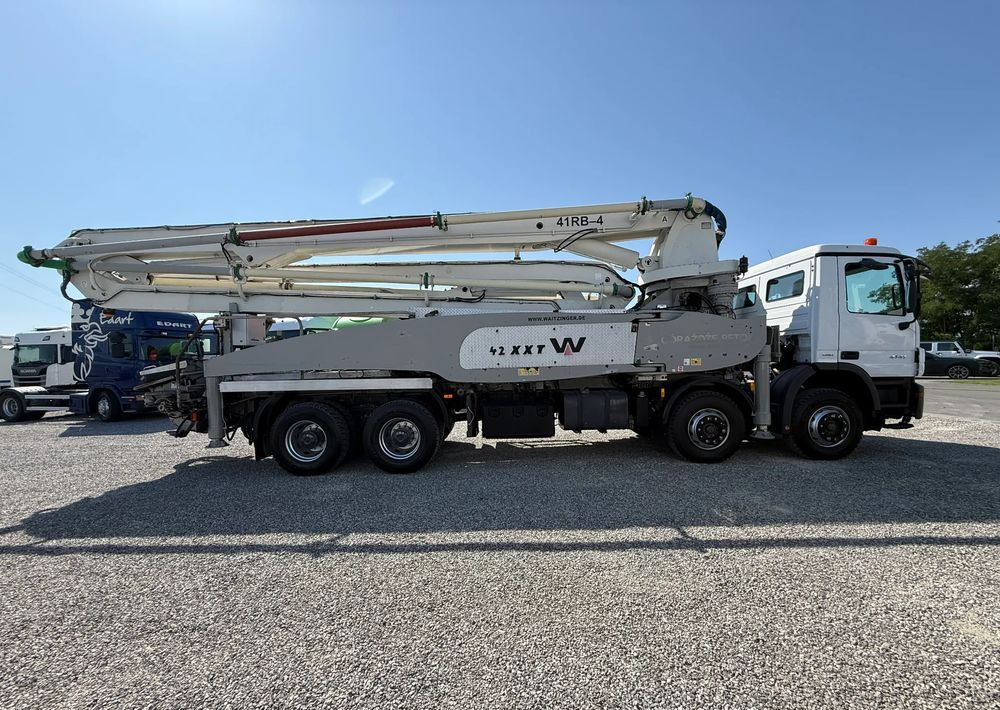 Mercedes-Benz ACTROS 4141 8X4 42 M GOTOWA DO PRACY - Pompë betoni: foto 4 Mercedes-Benz ACTROS 4141 8X4 42 M GOTOWA DO PRACY - Pompë betoni: foto 4