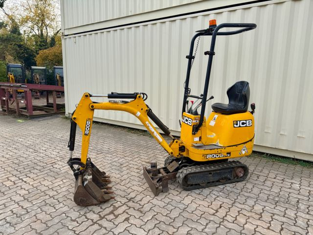 JCB 8008 CTS, 2021 BJ, 985BH, 3 x Löffel - Miniekskavator: foto 2 JCB 8008 CTS, 2021 BJ, 985BH, 3 x Löffel - Miniekskavator: foto 2