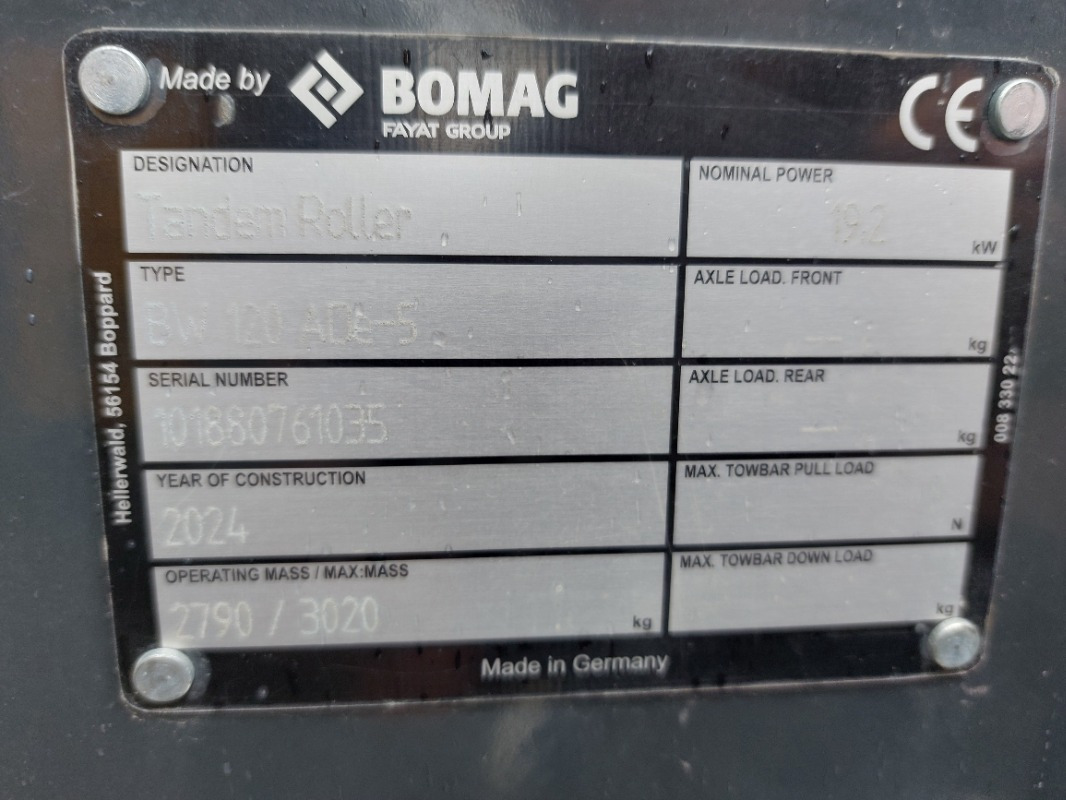 BOMAG DE BW 120 ADe-5 - Rul: foto 1 BOMAG DE BW 120 ADe-5 - Rul: foto 1