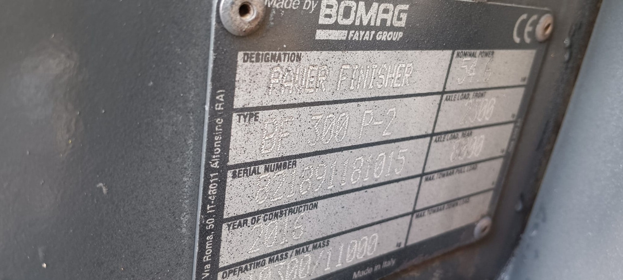 BOMAG IT BF 300 P-2 S340-2 TV Stage IIIb/Tier 4f - Shtrues asfalti: foto 2 BOMAG IT BF 300 P-2 S340-2 TV Stage IIIb/Tier 4f - Shtrues asfalti: foto 2