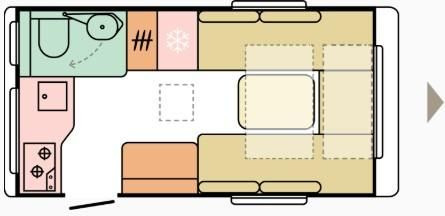 Adria Action 391 LH Sports*FUßBODEN-TEMP*SCHWENK-TISCH - Rulot: foto 4 Adria Action 391 LH Sports*FUßBODEN-TEMP*SCHWENK-TISCH - Rulot: foto 4