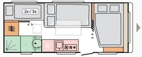 Adria Altea 60Y 552 PK*Fußboden-Temp*Eingangstür Fenst - Rulot: foto 5 Adria Altea 60Y 552 PK*Fußboden-Temp*Eingangstür Fenst - Rulot: foto 5