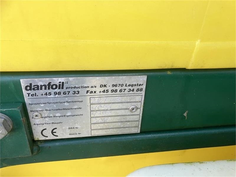 Danfoil AIRBOSS 20 m med multidose - Spërkatës me rimorkio: foto 4 Danfoil AIRBOSS 20 m med multidose - Spërkatës me rimorkio: foto 4