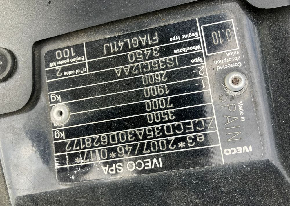 Iveco DAILY 35C14 ramo do zabudowy kiper wywrotka - Kamion kabinë-shasi: foto 5 Iveco DAILY 35C14 ramo do zabudowy kiper wywrotka - Kamion kabinë-shasi: foto 5