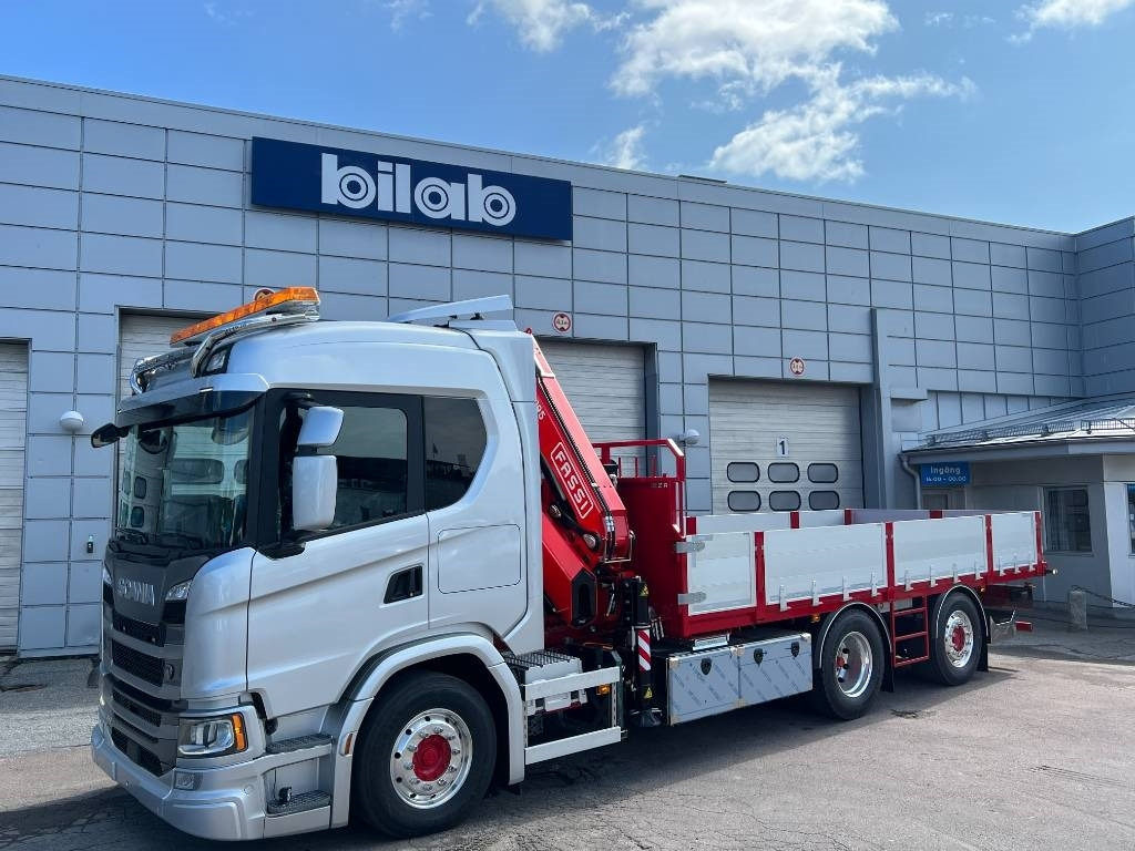Scania G 360 6x2*4 Brädgårdsbil - Kamion me vinç: foto 1 Scania G 360 6x2*4 Brädgårdsbil - Kamion me vinç: foto 1