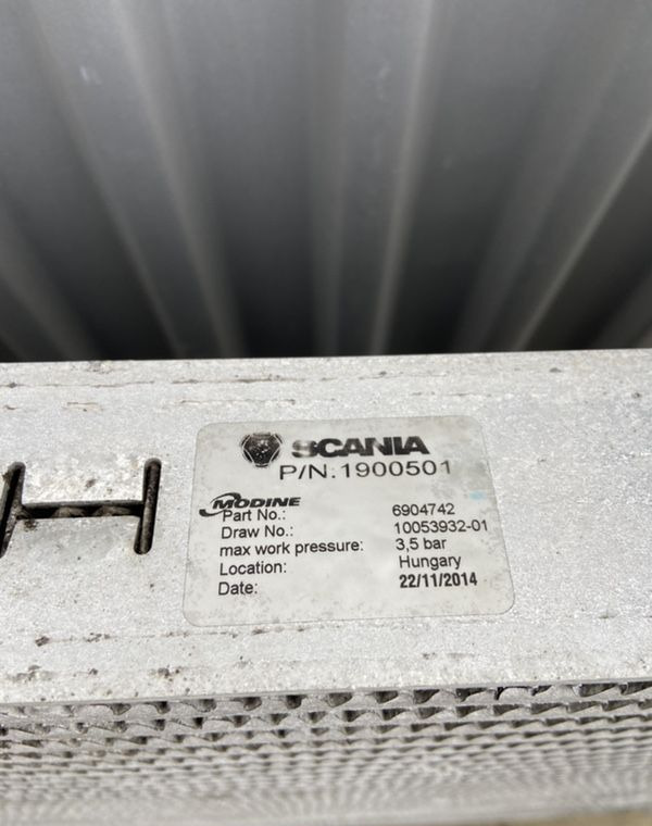 Intercooler Scania G euro 6 chłodnica powietrza 1902444 - Ftohësi i ndërmjetëm për Kamioni: foto 3 Intercooler Scania G euro 6 chłodnica powietrza 1902444 - Ftohësi i ndërmjetëm për Kamioni: foto 3