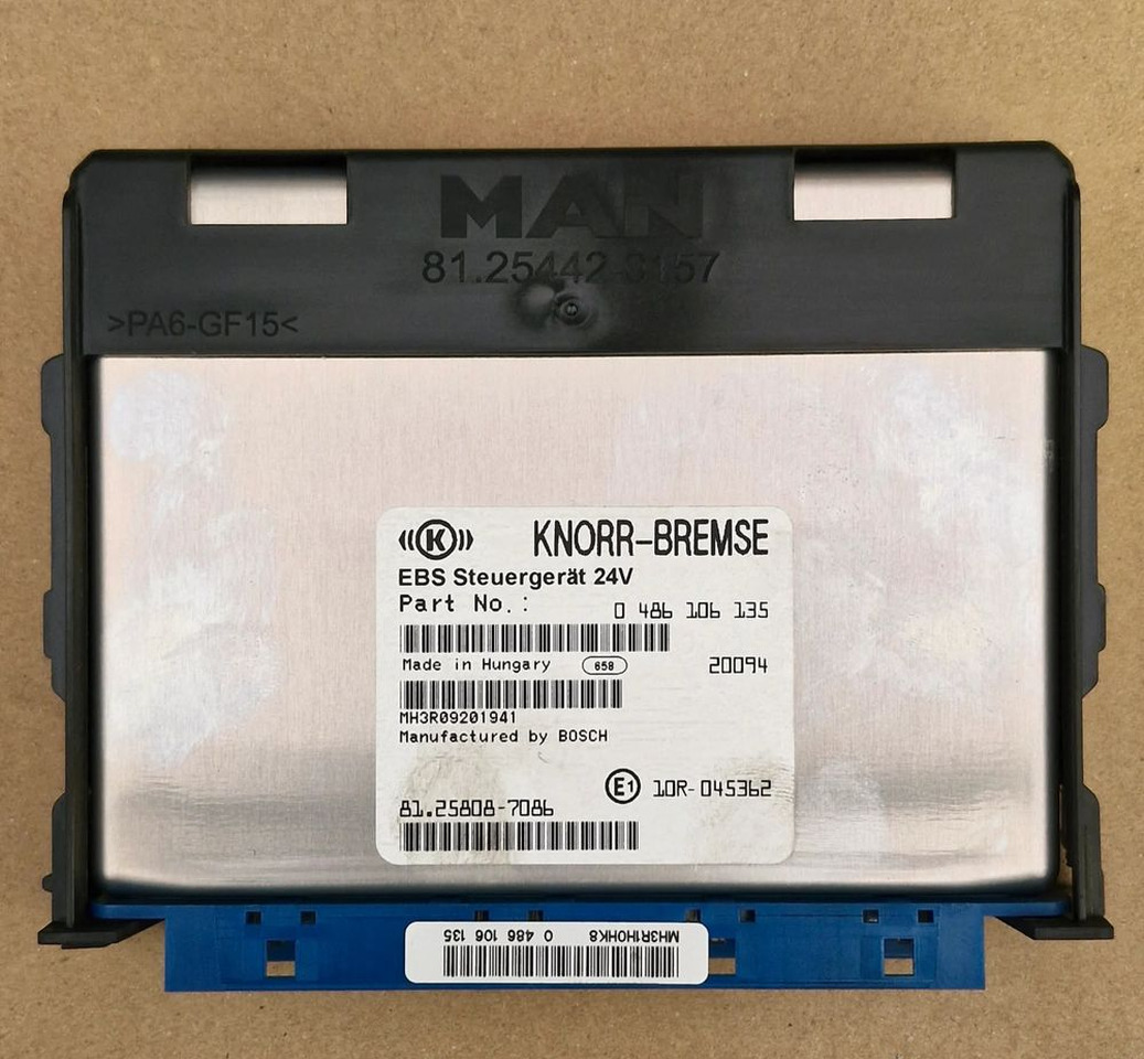 MAN TG3 TGX STEROWNIK KOMPUTER EBS 81.25808-7086 - Pjesët e frenave: foto 1 MAN TG3 TGX STEROWNIK KOMPUTER EBS 81.25808-7086 - Pjesët e frenave: foto 1