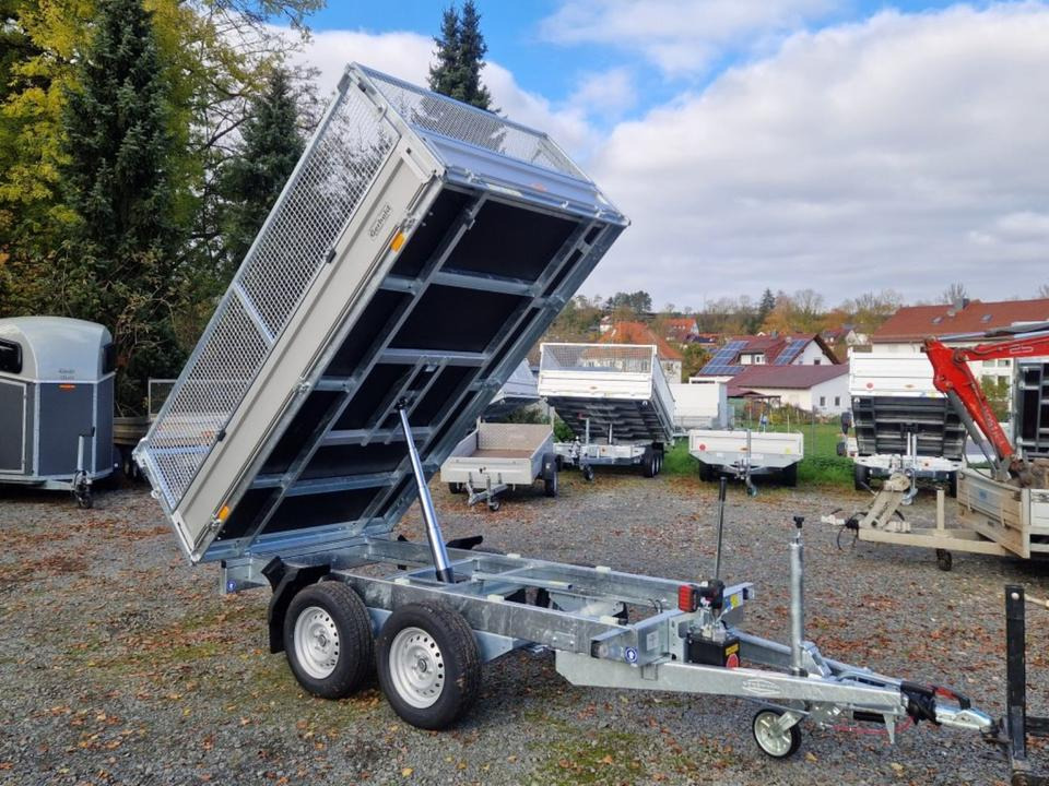 Rimorkio vetëshkarkuese Böckmann Kipper PKW Anhänger RK-AL 3016/27 Gitteraufsatz EsayKipp: foto 10